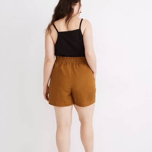 Madewell Linen-Cotton Drawstring Pull-On Shorts - Picture 7 of 8